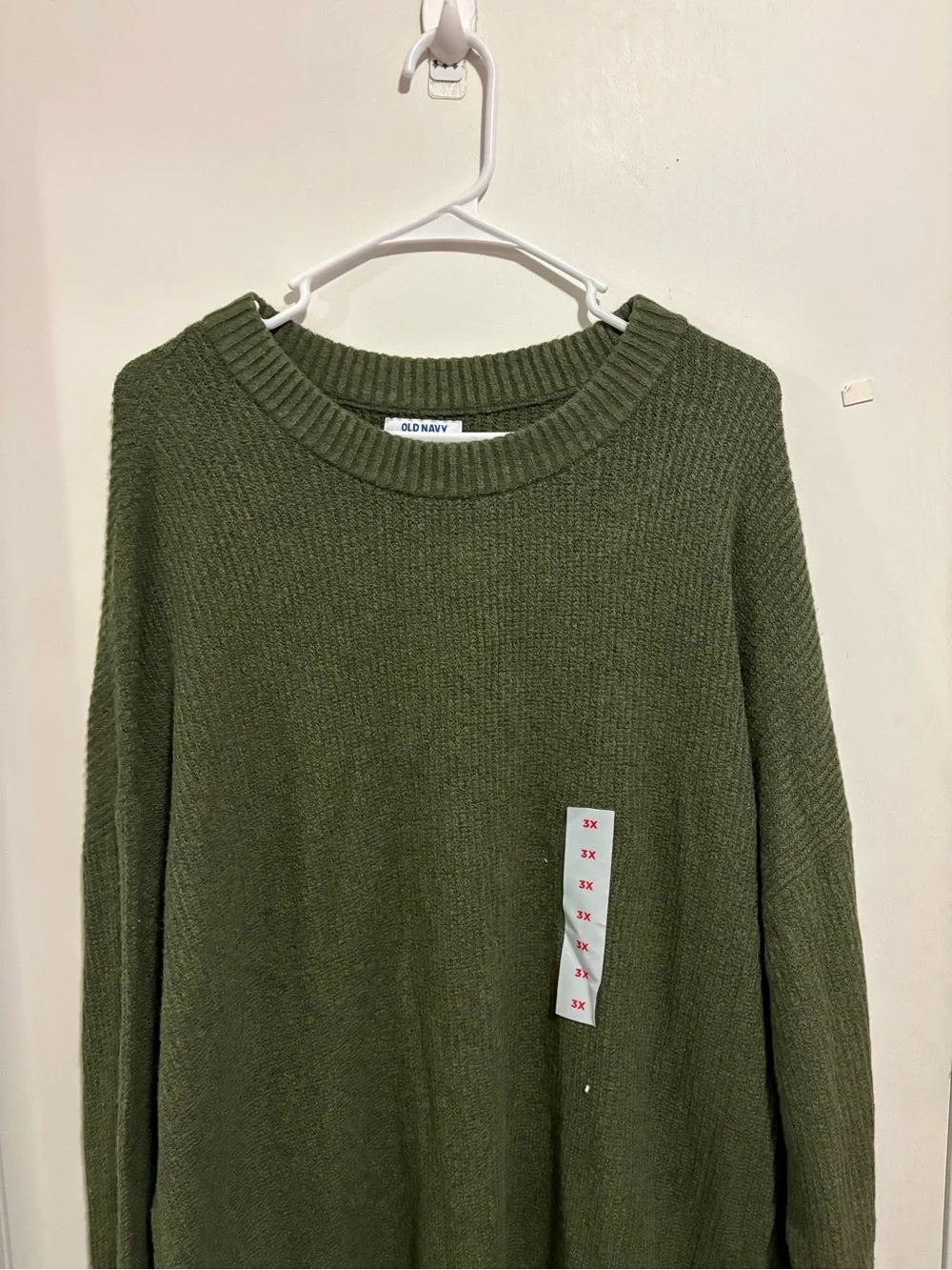 New Old Navy So Soft Crew Neck Pullover Sweater Women’s Size 3X Green